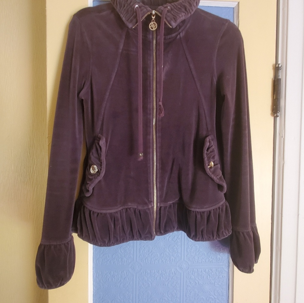 Brown velvet jacket